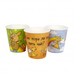 Стаканы Оранжевая корова Ассорти 250мл 6шт