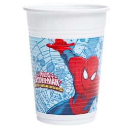 Стакан пл Человек-Паук Великий200мл8шт