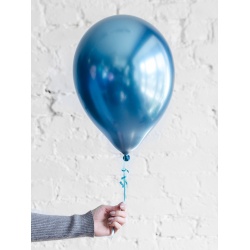 Шар синий хром