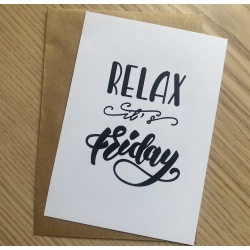 Открытка Relax