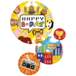 Шар ФИГУРА HB Party Блоки ВиртуальнМир