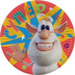 Тарелки Супер Буба (18 см), 6 шт.